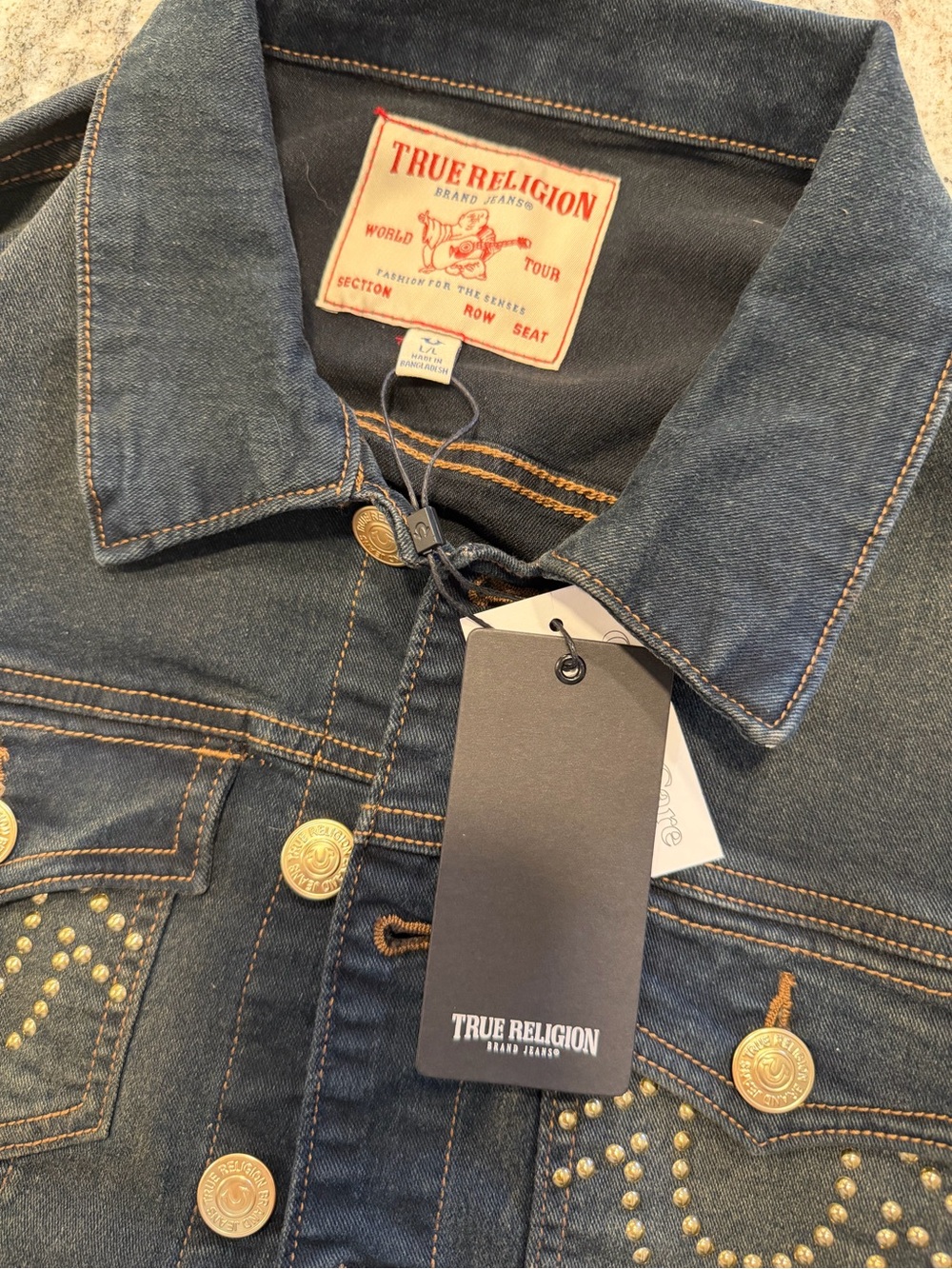 True Religion Women’s Dark Blue Denim Jacket